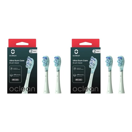 Oryginalna końcówka szczoteczki OCLEAN Ultra Gum Care Miętowy (4 szt.) (Delikatne dla dziąseł)