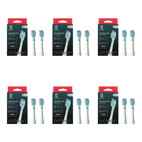 Oryginalna końcówka szczoteczki OCLEAN Ultra Gum Care Miętowy (12 szt.) (Delikatne dla dziąseł)