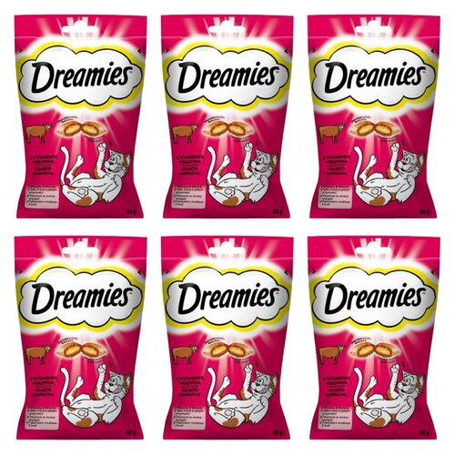 Przysmak dla kota DREAMIES Wołowina 6 x 60 g