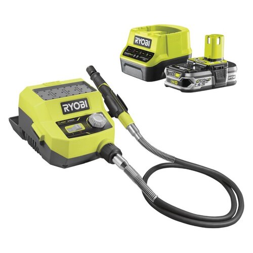 Narzędzie wielofunkcyjne RYOBI RRTS18-0A35 + Akumulator RYOBI RC18120-125 2.5Ah 18V + Ładowarka