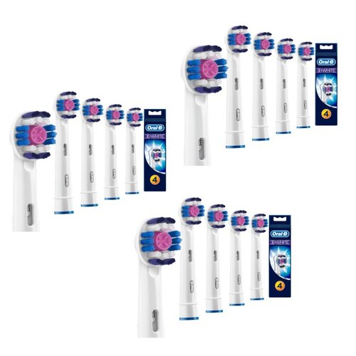 Końcówka szczoteczki ORAL-B 3D White EB 18P-4 (12 szt.)