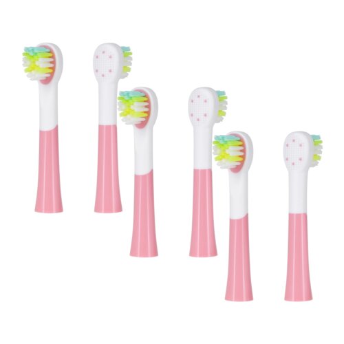 Oryginalna końcówka szczoteczki TEESA Sonic Junior Girl (6 szt.) (Delikatna dla dziąseł)