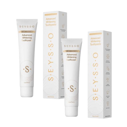 Pasta do zębów SEYSSO Gold Advanced Whitening 75 ml 2 szt.