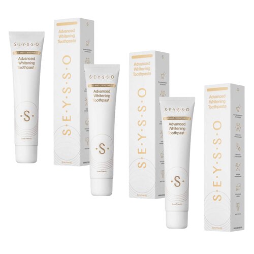 Pasta do zębów SEYSSO Gold Advanced Whitening 75 ml 3 szt.