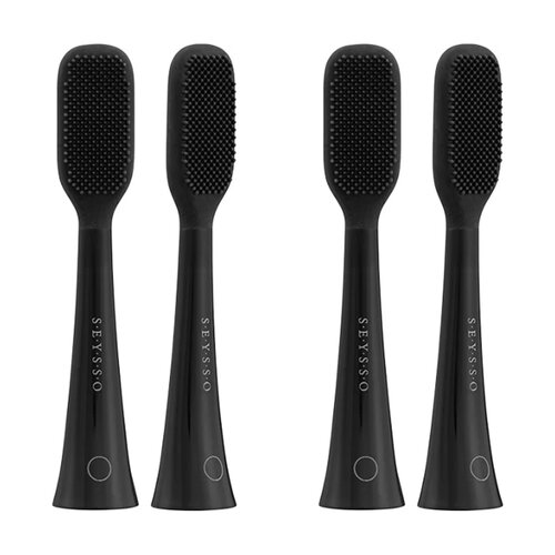Oryginalna końcówka SEYSSO Gold Tongue Cleaner do języka (4 szt.) (Czyszczenie języka)