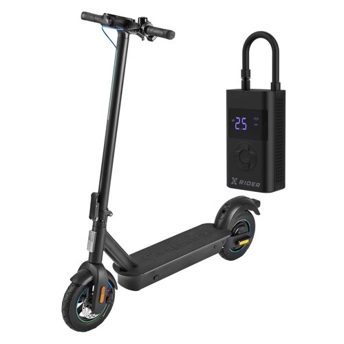 Hulajnoga elektryczna ACER PREDATOR Advance 60km 500W Amortyzacja 10" Czarny + Pompka rowerowa XRIDER z funkcją powerbank XR00AP01