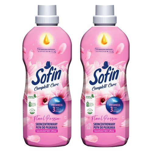 Płyn do płukania SOFIN Complete Care Freshness Floral Passion 2 x 800 ml