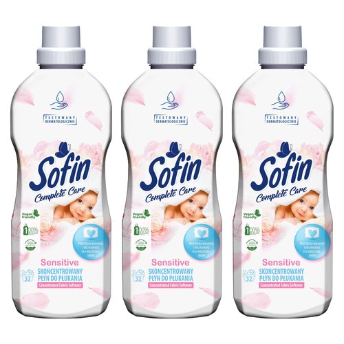 Płyn do płukania SOFIN Complete Care Sensitive 3 x 800 ml
