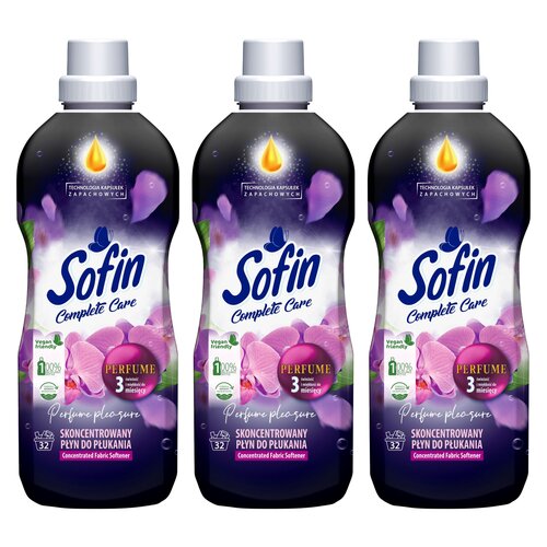 Płyn do płukania SOFIN Complete Care Perfume Pleasure 3 x 800 ml