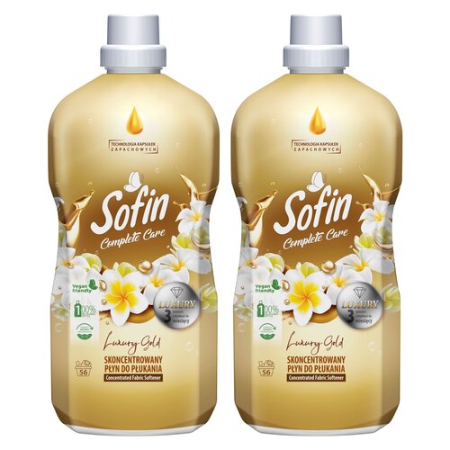 Płyn do płukania SOFIN Complete Care Luxury Gold 2 x 1400 ml
