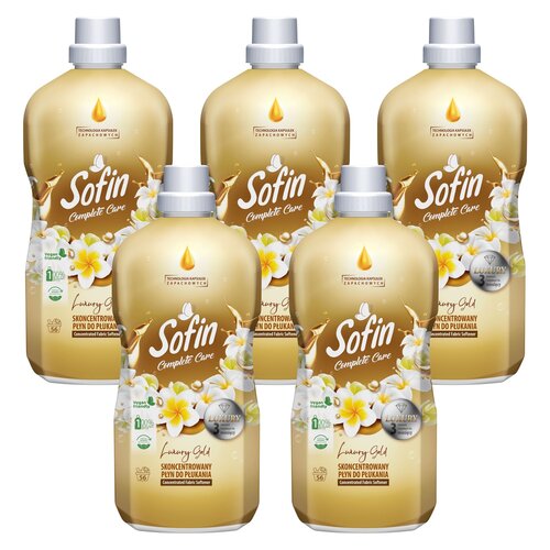 Płyn do płukania SOFIN Complete Care Luxury Gold 5 x 1400 ml
