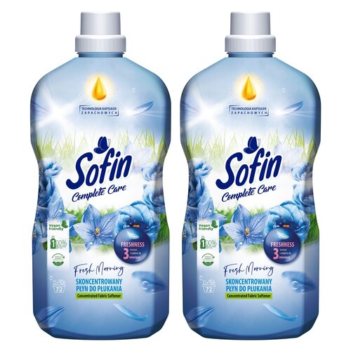Płyn do płukania SOFIN Complete Care Freshness Fresh Morning 2 x 1800 ml