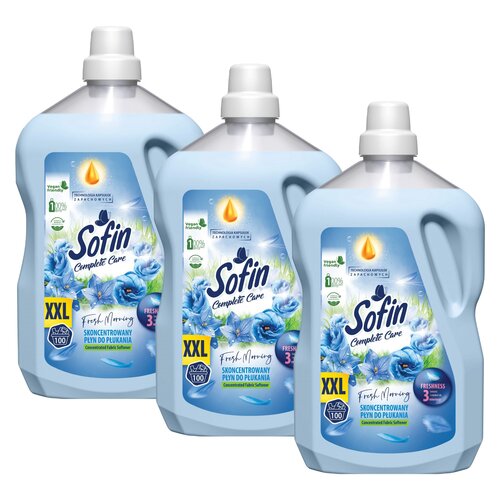 Płyn do płukania SOFIN Complete Care Freshness Fresh Morning 3 x 2500 ml