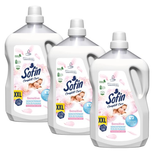 Płyn do płukania SOFIN Complete Care Sensitive 3 x 2500 ml