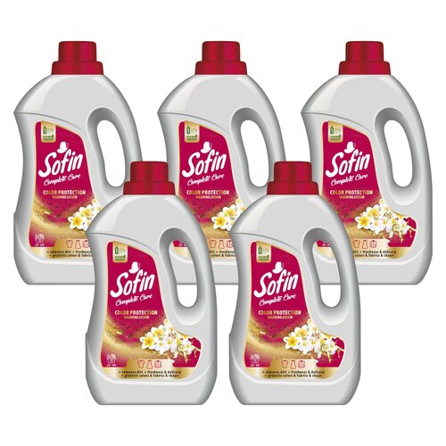 Płyn do prania SOFIN Complite Care Color Protection Washing Liquid 5 x 1500 ml