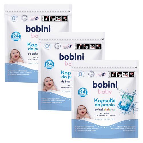 Kapsułki do prania BOBINI Baby 72 szt.