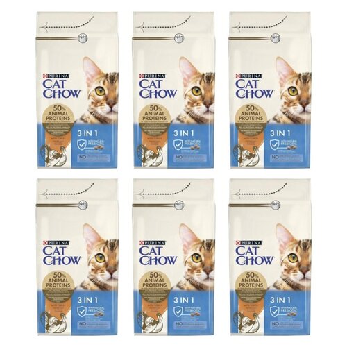 CAT CHOW Specjal Care 3 w 1 z indykiem 6 x 1.5 kg Karma dla kota niskie ceny i opinie w Media Expert