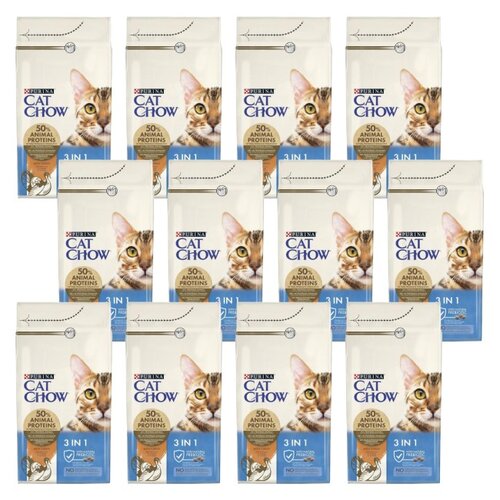 Karma dla kota CAT CHOW Specjal Care 3 w 1 z indykiem 12 x 1.5 kg