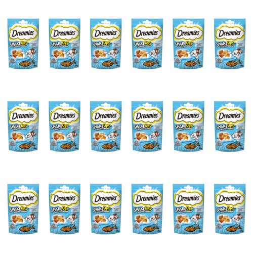 Przysmak dla kota DREAMIES Shake Ups Multivitamins Owoce morza 18 x 55 g