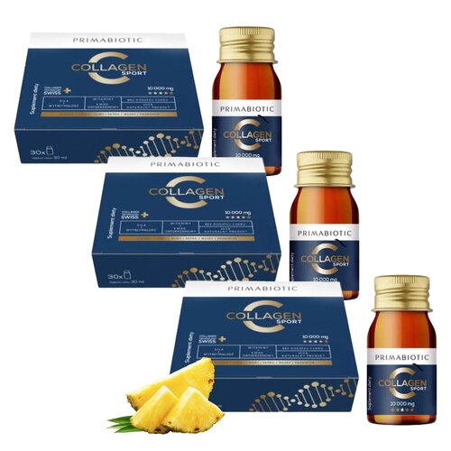 Kolagen PRIMABIOTIC Sport Ananasowy 90 x 30 ml