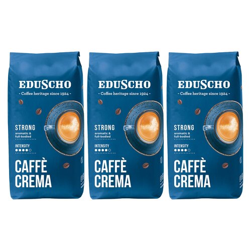 Kawa ziarnista EDUSCHO Caffè Crema Strong 3 x 1 kg