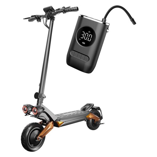 Hulajnoga elektryczna RUPTOR R6 V3 Miedziany kierunkowskazy + Pompka rowerowa BECOOL BC-PP2508