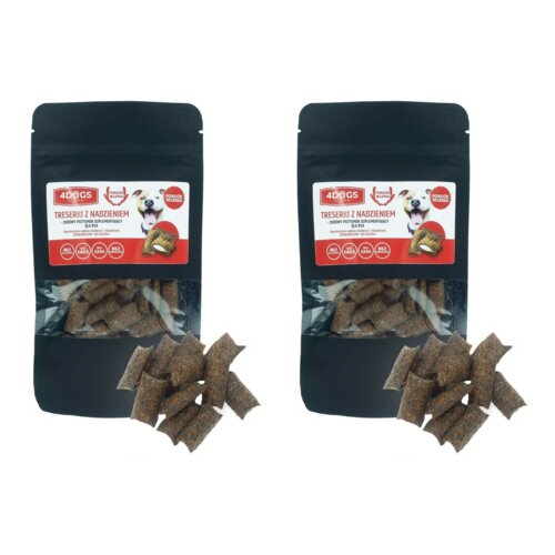 Przysmak dla psa 4DOGS Treserki z nadzieniem 2 x 60 g