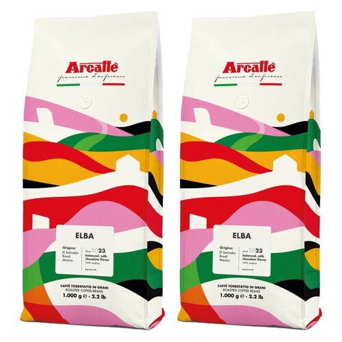 Kawa ziarnista ARCAFFE Elba Arabica 2 x 1 kg