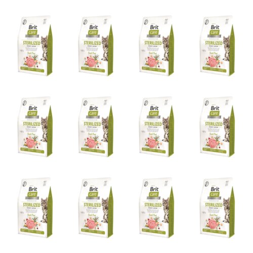 Karma dla kota BRIT CARE Grain Free Sterilized Immunity Support z wieprzowiną 12 x 2 kg