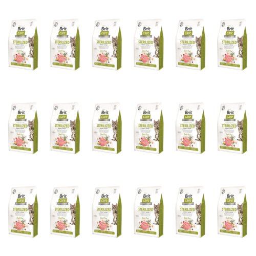 Karma dla kota BRIT CARE Grain Free Sterilized Immunity Support z wieprzowiną 18 x 2 kg