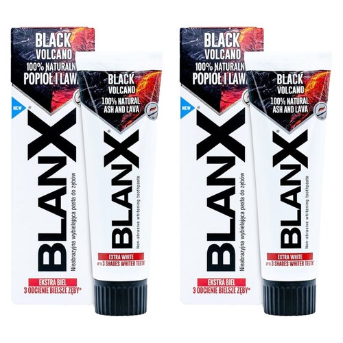 Pasta do zębów BLANX Black Volcano 75 ml 2 szt.