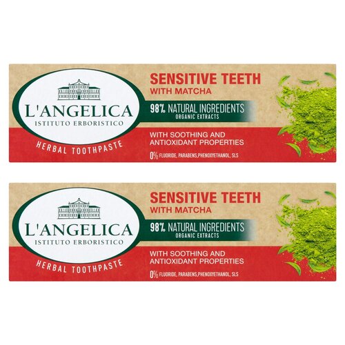 Pasta do zębów L ANGELICA Sensitive teeth 75 ml 2 szt.