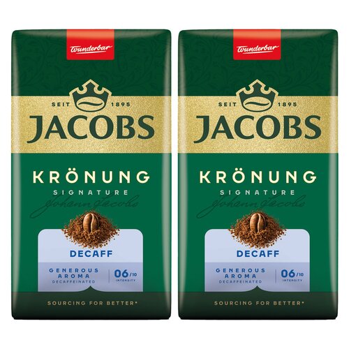 Kawa mielona JACOBS Krönung Decaff Bezkofeinowa 2 x 0.25 kg