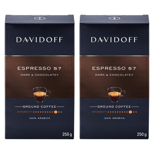 Kawa mielona DAVIDOFF Espresso 57 Arabica 2 x 0.25 kg