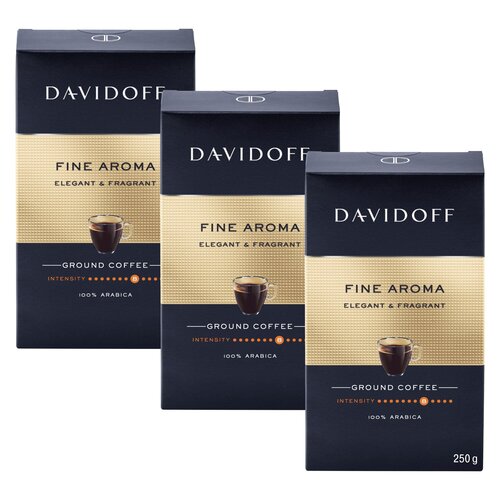 Kawa mielona DAVIDOFF Fine Aroma Arabica 3 x 0.25 kg