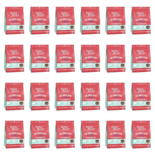 Karma dla psa suszona DOLINA NOTECI Superfood Mini Danie z cielęciny z perliczką 24 x 1 kg