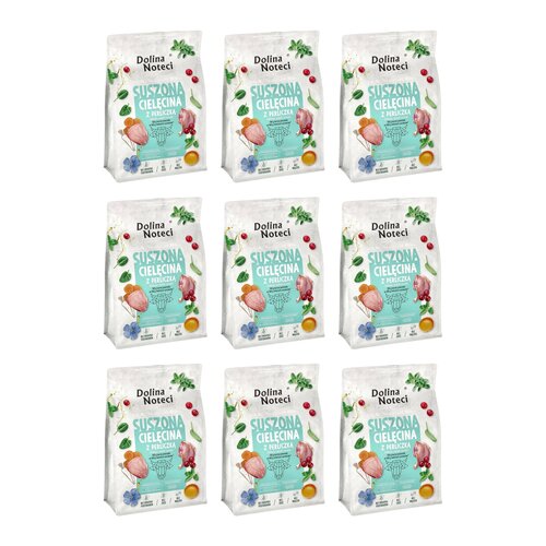 Karma dla psa suszona DOLINA NOTECI Premium dla małych ras z cielęciną i perliczką 9 x 3 kg