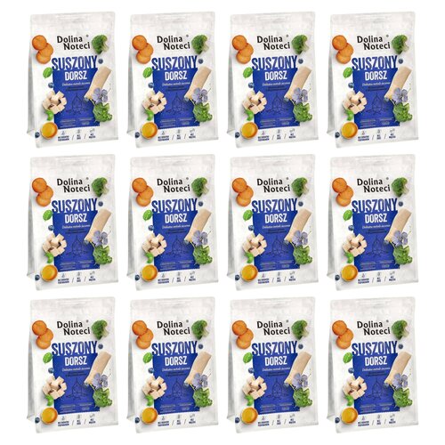 Karma dla psa suszona DOLINA NOTECI Premium z dorsza 12 x 3 kg