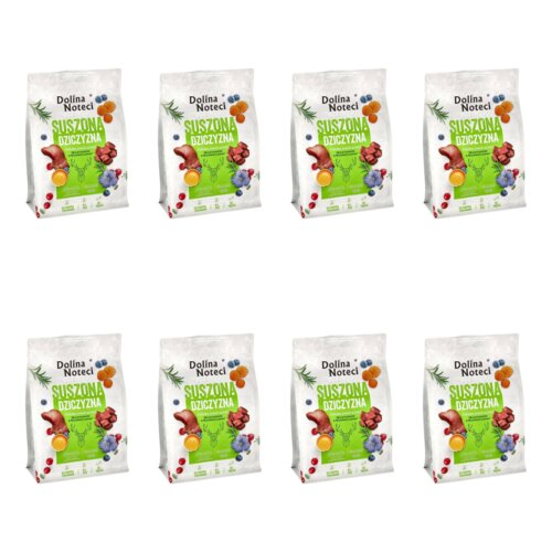 Karma dla psa suszona DOLINA NOTECI Premium z dziczyzny 8 x 3 kg