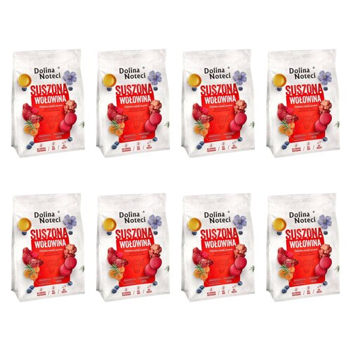 Karma dla psa suszona DOLINA NOTECI Premium z wołowiny 8 x 3 kg