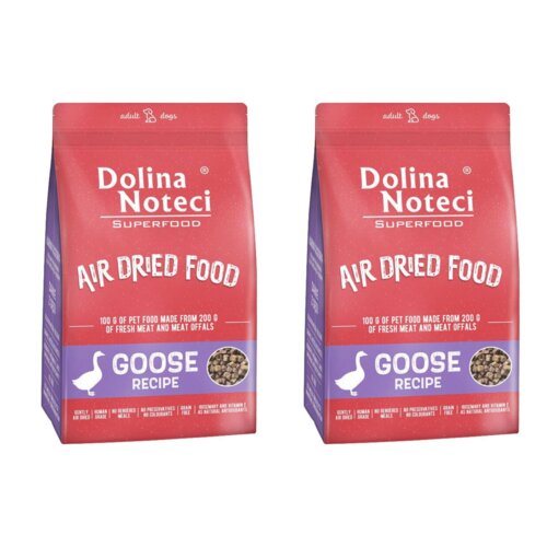 Karma dla psa suszona DOLINA NOTECI Superfood z gęsi 2 x 5 kg