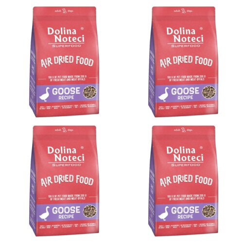 Karma dla psa suszona DOLINA NOTECI Superfood z gęsi 4 x 5 kg
