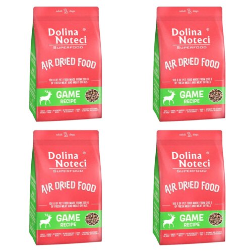 Karma dla psa suszona DOLINA NOTECI Superfood Danie z dziczyzny 4 x 5 kg