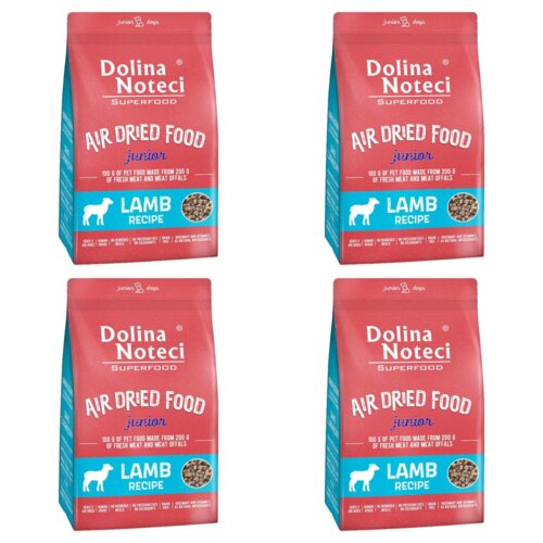 Karma dla psa suszona DOLINA NOTECI Superfood z jagnięciny 4 x 5 kg