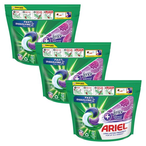 Kapsułki do prania ARIEL Touch of Lenor Amethyst Flower 108 szt.