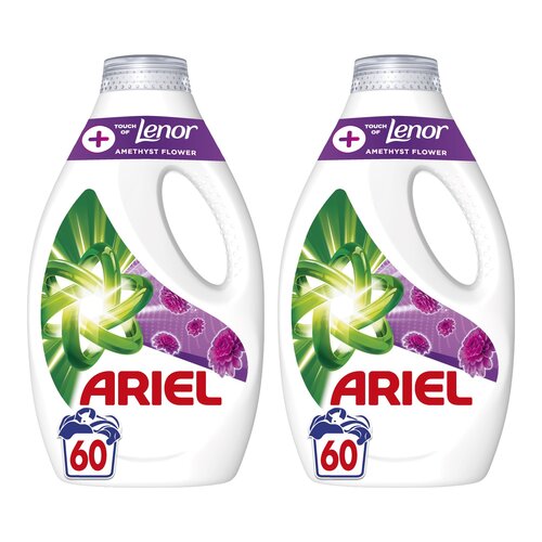 Żel do prania ARIEL Touch of Lenor Amethyst Flower 2 x 3000 ml