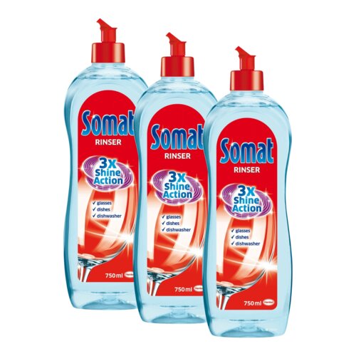 Nabłyszczacz do zmywarek SOMAT Rinser 3 x 750 ml