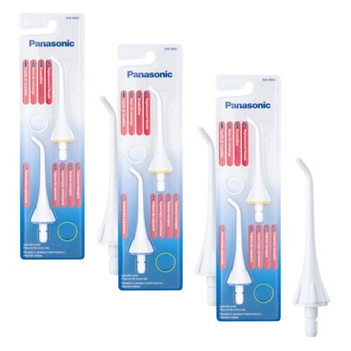 Oryginalna końcówka do irygatora PANASONIC EW 0950 (6 szt.) (Czyści płytkę nazębną)
