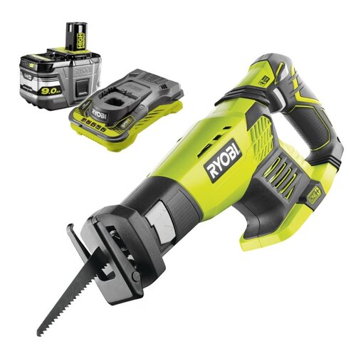 Piła szablasta RYOBI RRS1801M + Akumulator RYOBI RC18150-190 9.0Ah 18V + Ładowarka