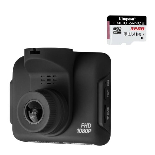 Wideorejestrator MODECOM Rec MC-CC14 + Karta pamięci KINGSTON Endurance microSDHC 32GB